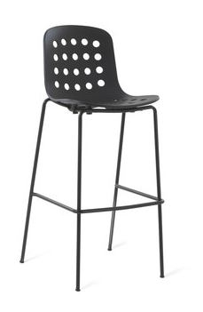Heni Barstuhl gelocht 4 er Set