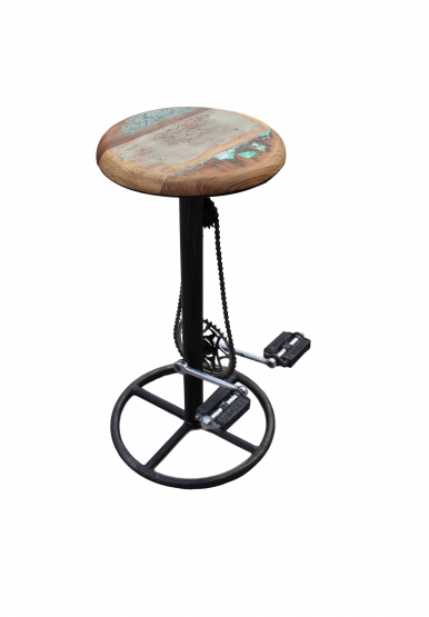 Barhocker im Fahrradstil