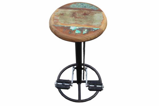 Barhocker im Fahrradstil