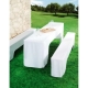 Biertischgarniturhussen Set 220x50cm (1x Tisch, 2x Bank)