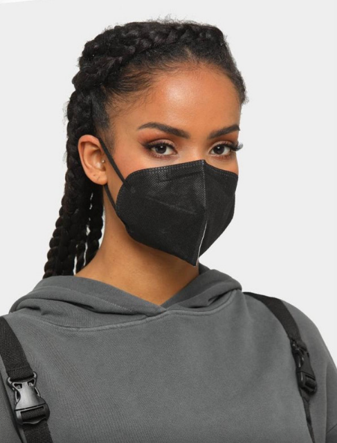FFP2 schwarze Pandemiemasken 50er Set oder 100er Set